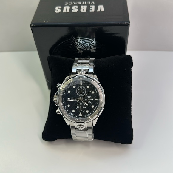 VERSUS Versace Versace Chronograph Stainless Steel Bracelet Strap Watch, 46mm - Picture 1 of 7
